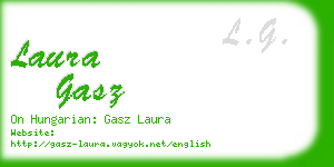 laura gasz business card